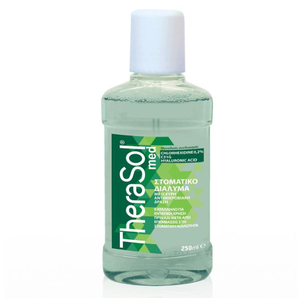 TheraSol Med Chlorhexidine 0.2% Strong Antimicrobial Mouthwash  250 ml