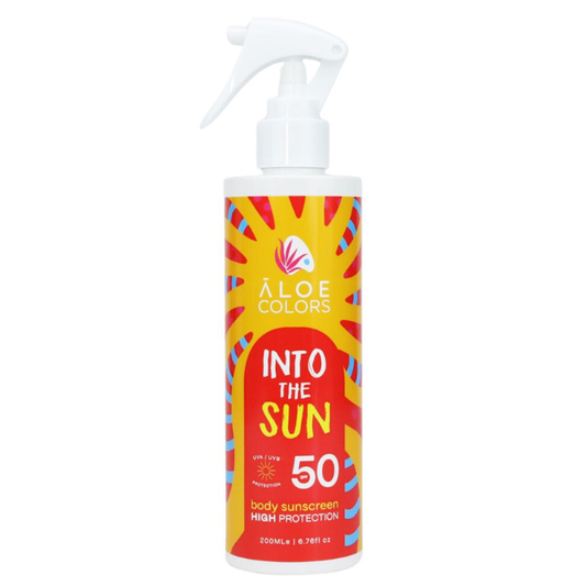 Aloe Colors Into The Sun Body Sunscreen SPF50  200 ml