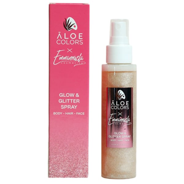 Aloe Colors x Emmanouela Cosmetics Glow & Glitter Spray  100 ml