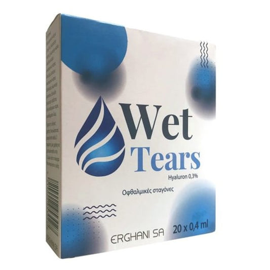 Erghani Wet Tears Hyaluron 0.3%, 20x0.4ml  1 copë