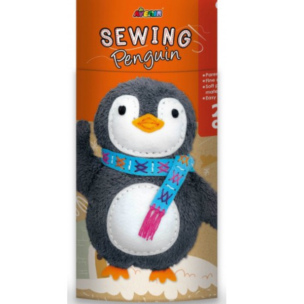Avenir Sewing Doll Penguin  Kukull Pinguini për Fëmijë copë