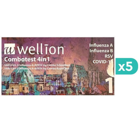 5x Wellion Combotest 4in1 Rapid Test  5x1 copë