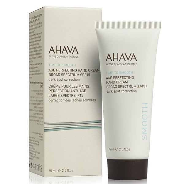 Ahava Time To Smooth Age Perfecting Hand Cream Broad Spectrum Spf15  75 ml