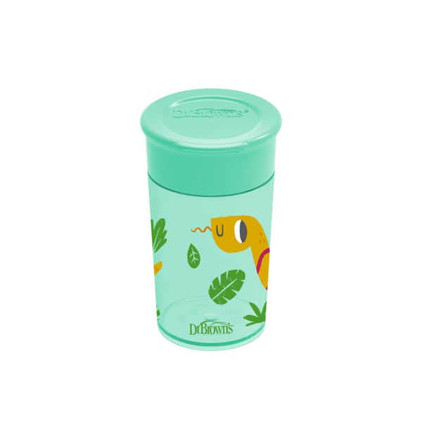 Dr. Brown's Cheers 360° Spoutless Transition Cup 9m+  300ml - E gjelbër