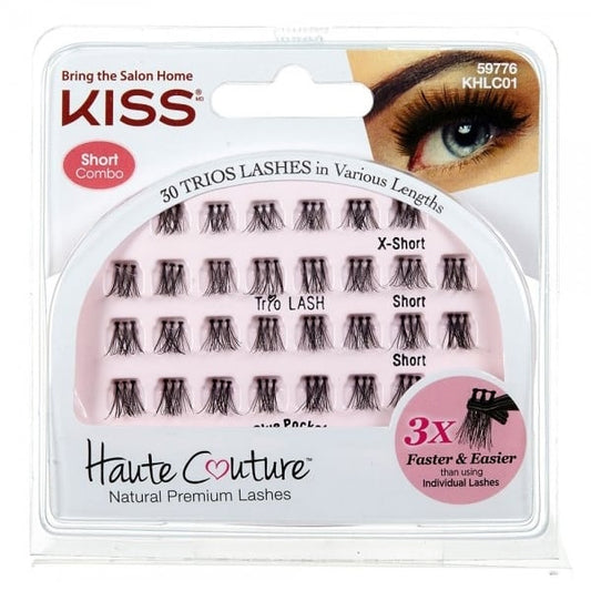 Kiss Haute Couture Trio Lash Classy  30 copë