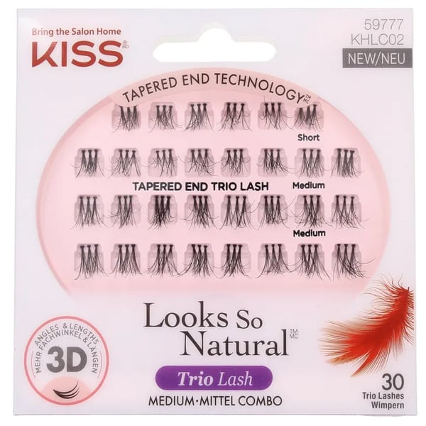 Kiss Haute Couture Trio Lash Classy Looks So Natural  30 copë