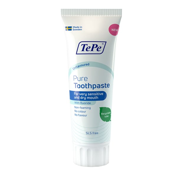 TePe Pure Toothpaste Unflavoured  75 ml