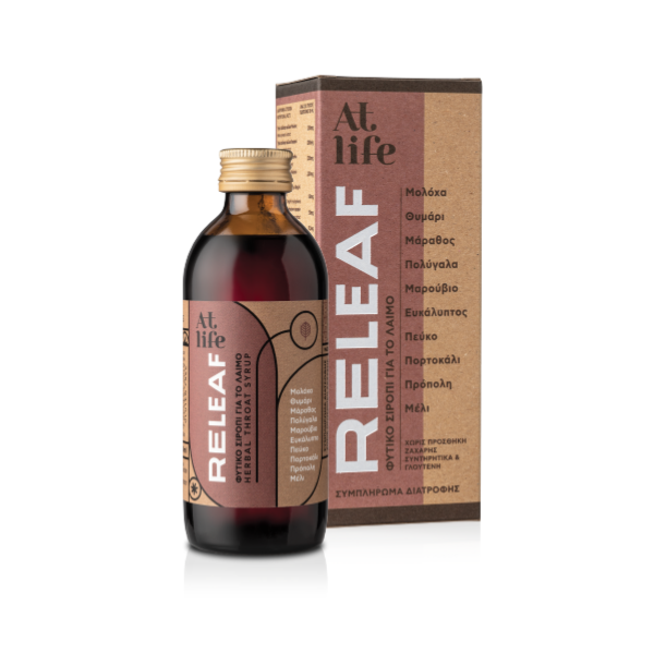 AtLife Releaf Herbal Cough Syrup with Mallow & Thyme  150 ml