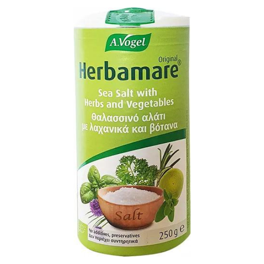 A. Vogel Herbamare Original Sea Salt with Vegetables, Herbs & Ocean Algae with Very Low Sodium Content  250gr