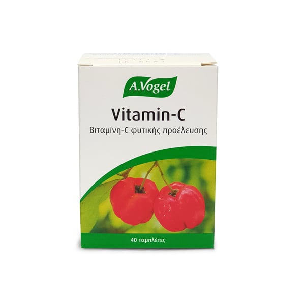 A. Vogel Vitamin C Organic 100% Absorbable Vitamin C from Fresh Acerola to Stimulate the Organism & Strengthen the Immune System  40 tableta