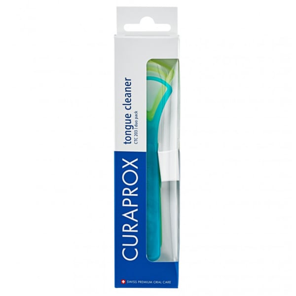 Curaprox Tongue Cleaner CTC 203 Duo Pack  2 copë - Lakër jeshile