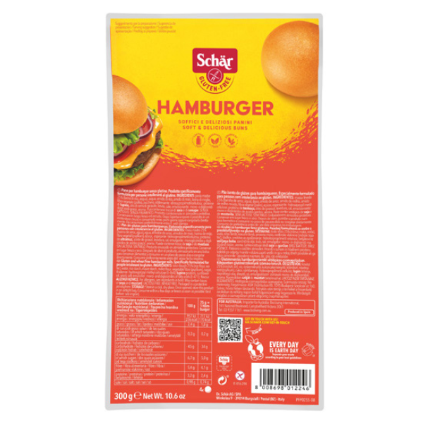 Schar Hamburger Buns  300g