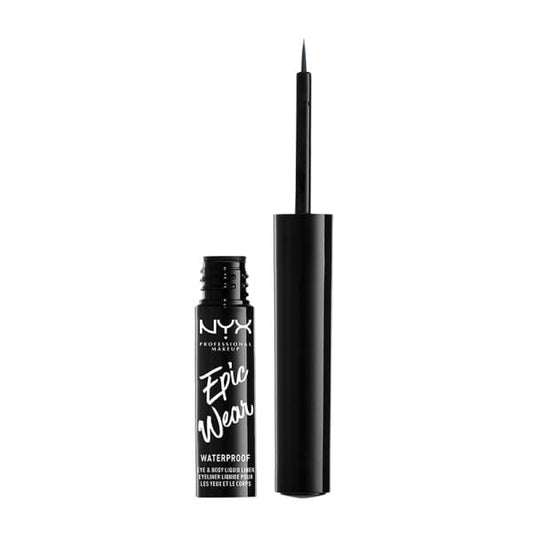 NYX PROFESSIONAL MAKE UP Epic Wear Waterproof Liquid Liner, 3  5ml - 03 Stonefox