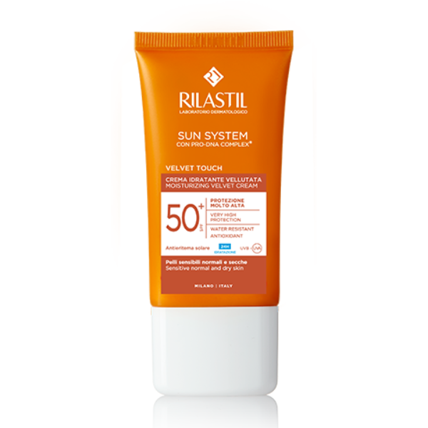 Rilastil Sun System Velvet Touch Moisturizing Velvet Cream SPF50+  50 ml