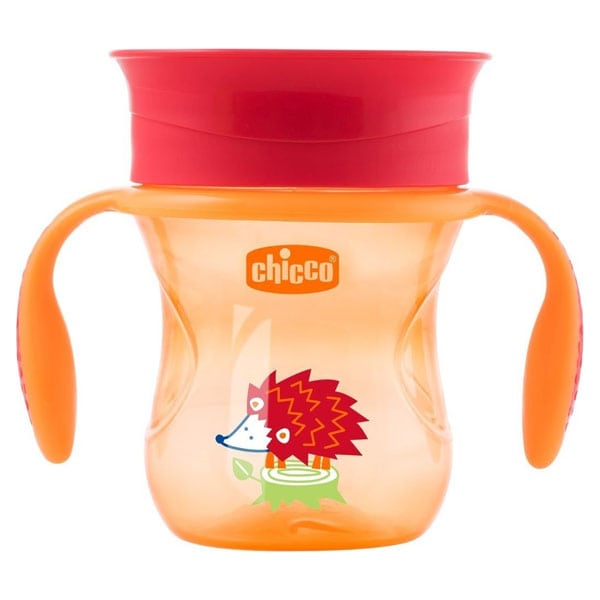 Chicco Perfect Cup 12m+ Cup Converts to Regular Cup  200ml - Portokalli