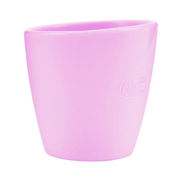 Chicco Mini Silicone Cup 6m+  1 copë - Rozë