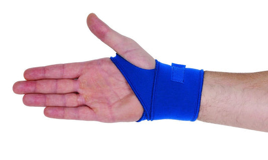 ADCO Neoprene Wrist Brace, made of Neoprene 2mm (03207) with inner cotton lining, With opening on the thumb fits like a glove on the wrist, for stabilization, prevention & mild diseases - injuries of the wrist  1 copë