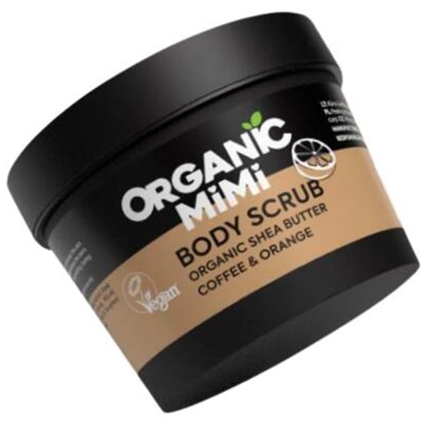 Organic Mimi Body Scrub Coffee & Orange  120g
