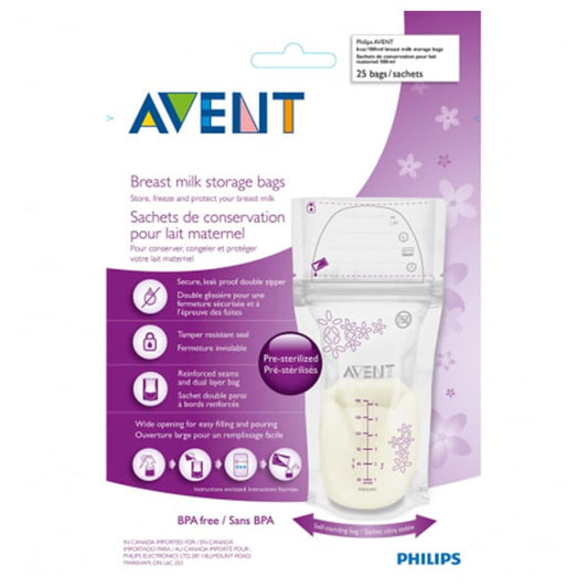 Philips Avent Breast Milk Storage Bags  25 copë
