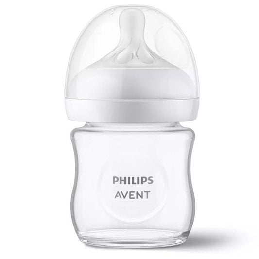 Philips Avent Natural Response Glass Baby Bottle 0m+ (SCY930/01)  120 ml