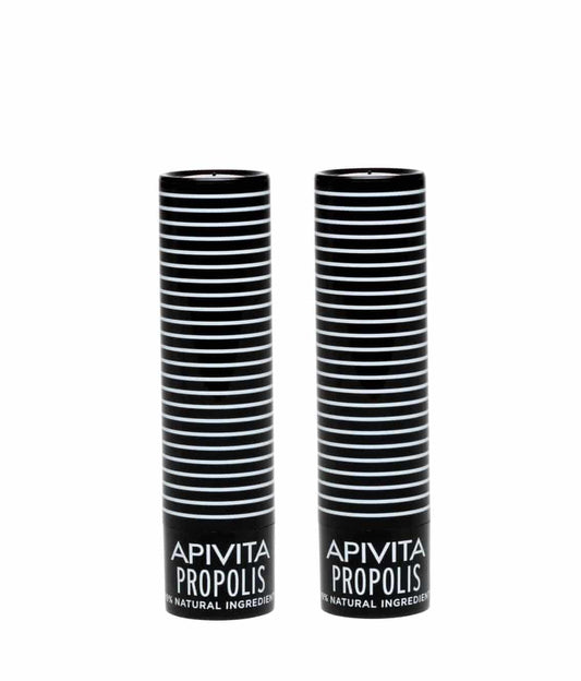 2 x Apivita Lip Care Propolis  2x4.4gr