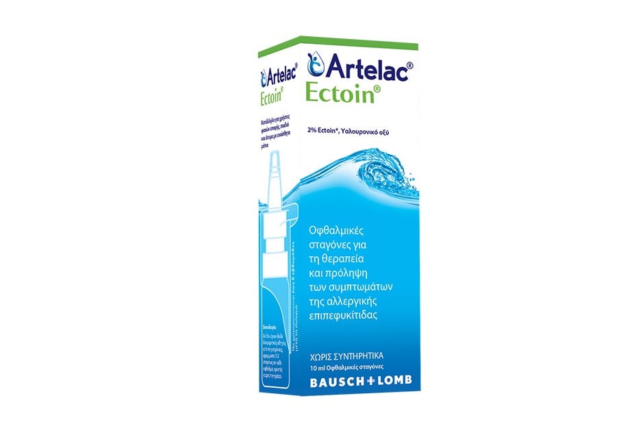 Bausch & Lomb Artelac Ectoin Eye Drops for Allergic Conjunctivitis  10 ml