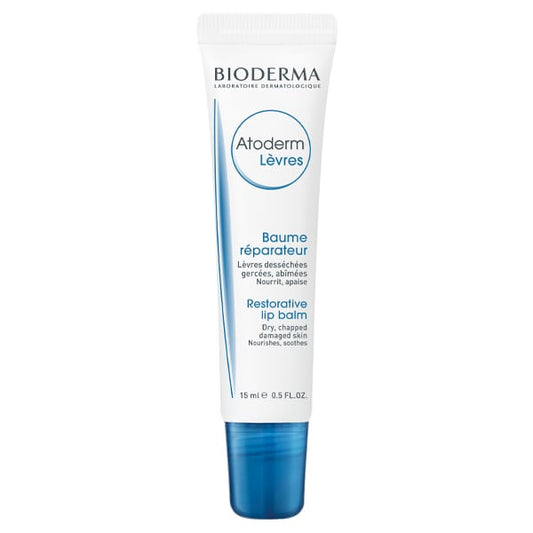 Bioderma Atoderm Levres Restorative Lip Balm for Dry, Chapped & Damaged Skin  15 ml