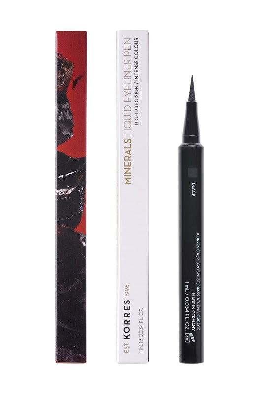 Korres Minerals Liquid Eyeliner Pen 01 Black  1 ml