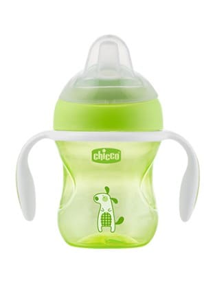 Chicco Silicone Spout Transition Cup 4m+  200ml - Lakër