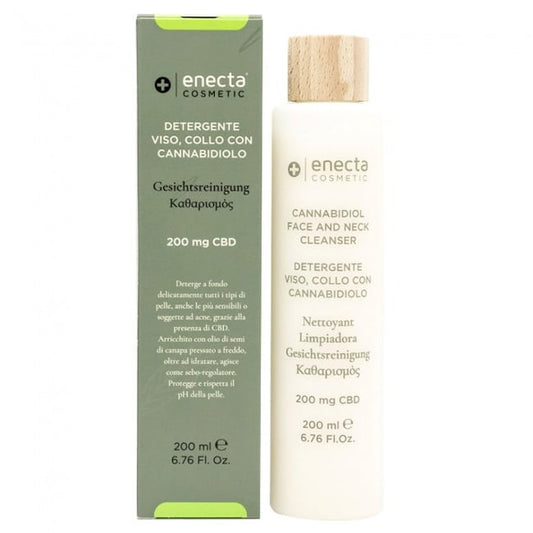 Enecta Cannabidiol Face & Neck Cleanser (200mg CBD)  200 ml