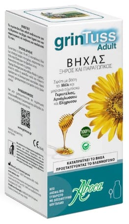 Aboca GrinTuss Adult Dry & Productive Cough Relief Syrup  180 ml