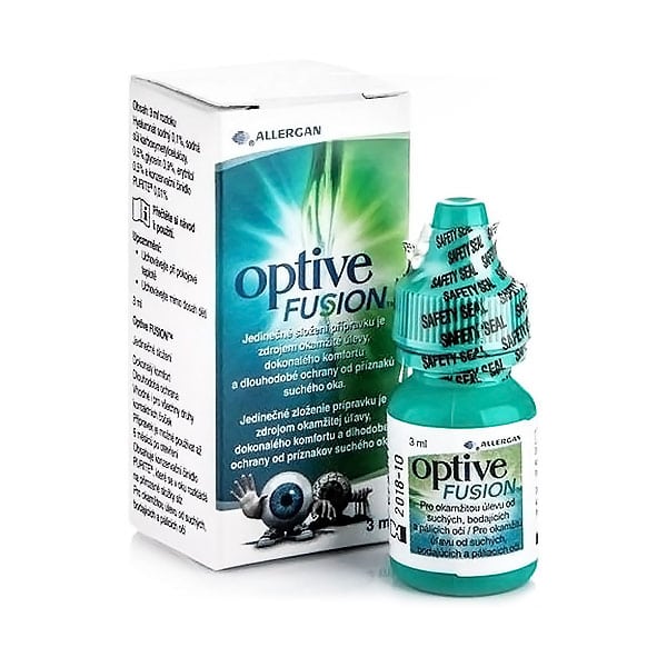 Allergan Optive Fusion Eyedrops  3 ml