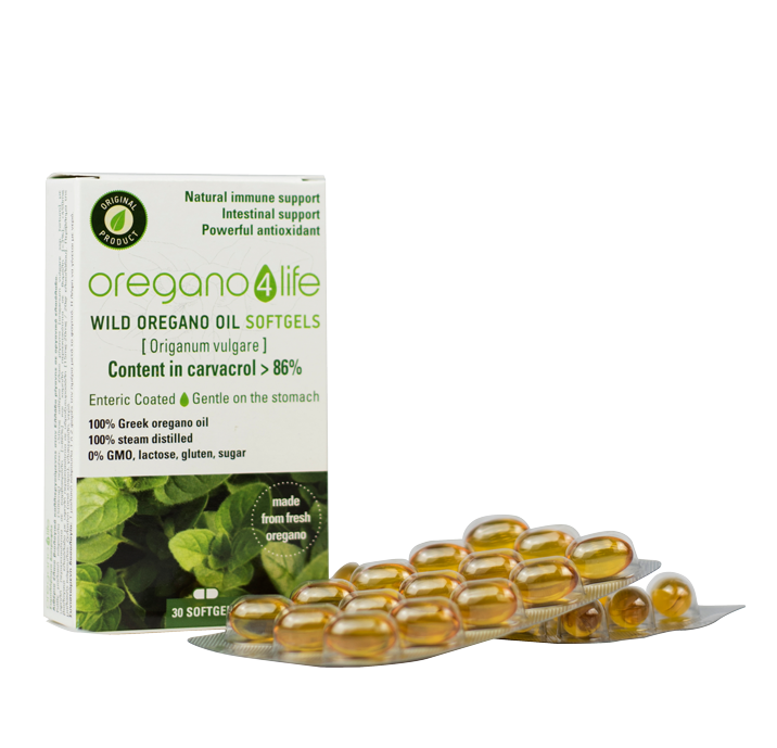 Oregano4Life Wild Oregano Oil 10%  30 kapsula të buta