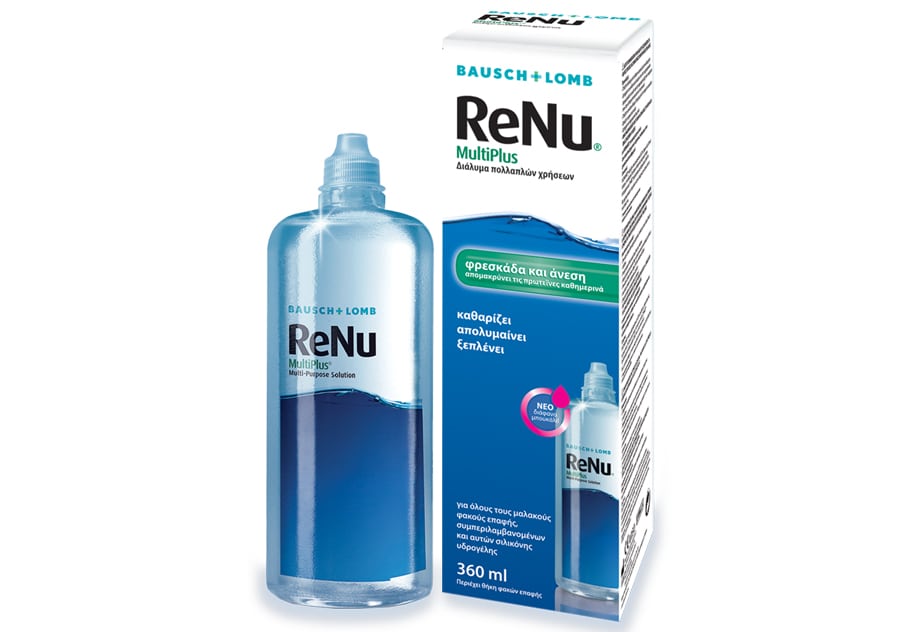 Bausch & Lomb ReNu Multiplus Multi-Purpose Contact Lens Solution  360 ml