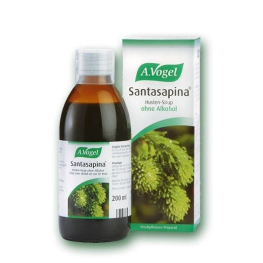 A. Vogel Santasapina Herbal Wild Fir Syrup for Sore Throat, Cough & Nasal Congestion - Adults & Children  200 ml