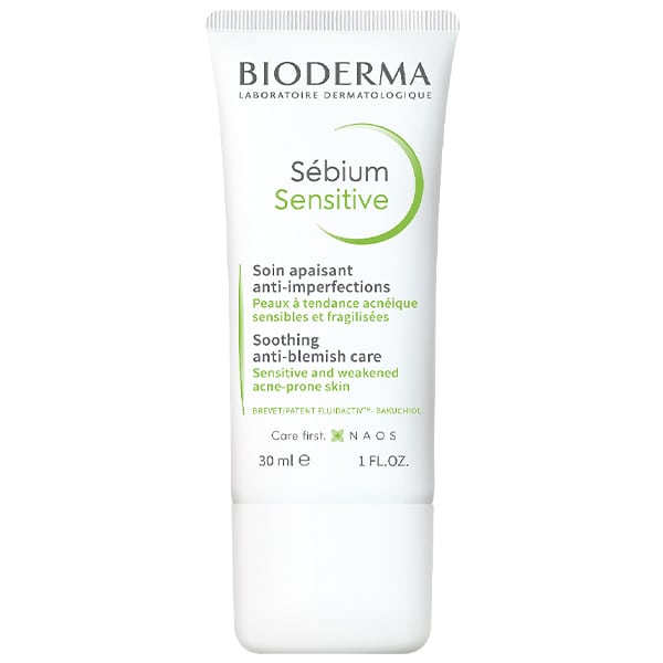 Bioderma Sebium Sensitive Soothing Anti-Blemish Care for Acne-Prone Skin  30 ml