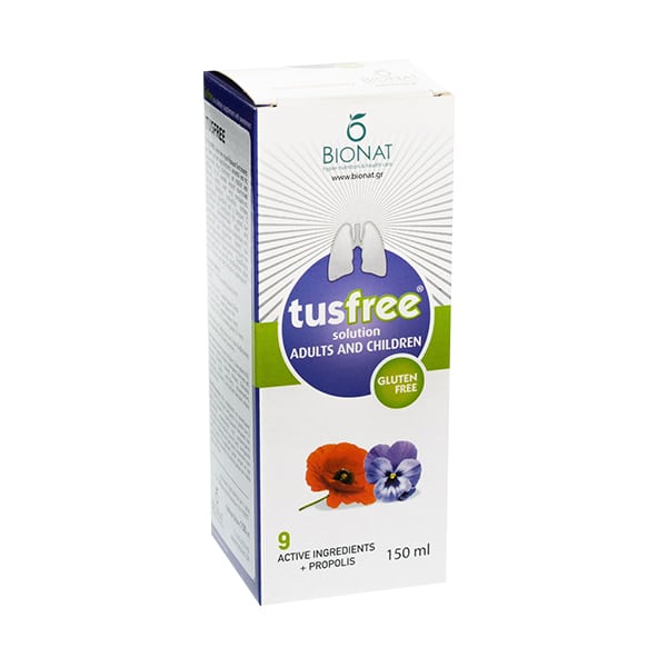 Bionat Tusfree Herbal Syrup for Dry & Productive Cough  150 ml