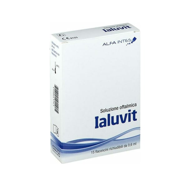 Alfa Intes Ialuvit Eye Drops with Sodium Hyaluronate  15x0.6ml